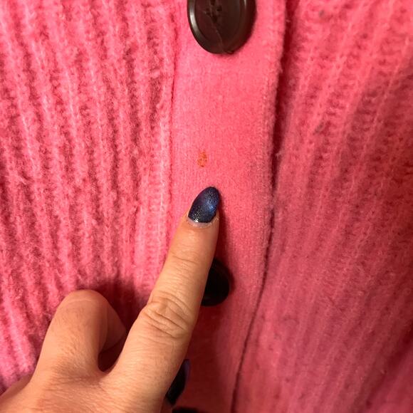 & Other Stories Pink Oversized Cardigan XS - Picture 10 of 10